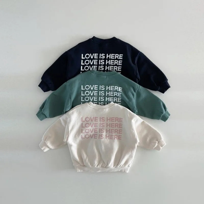 Olivia New Korean Children Cotton Tops Clothing Spring Autumn