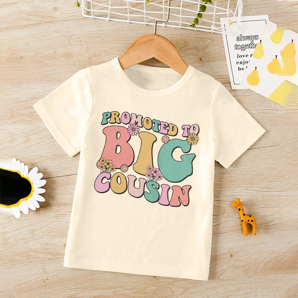 Liam Promoted To Big Cousin Print Tees