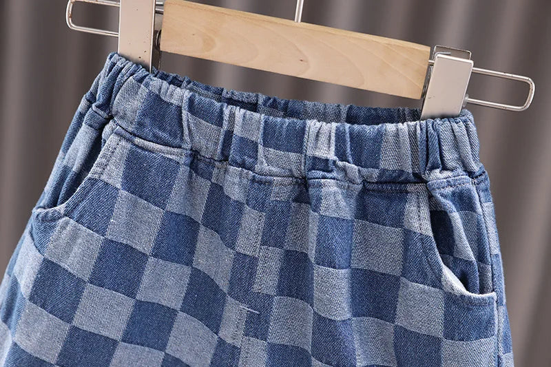 Jeremias Summer elastic shorts jean quality children