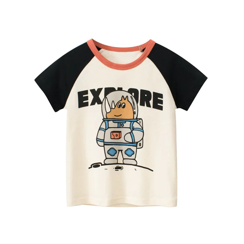 Mateo Cotton Short Sleeve Infant Tees