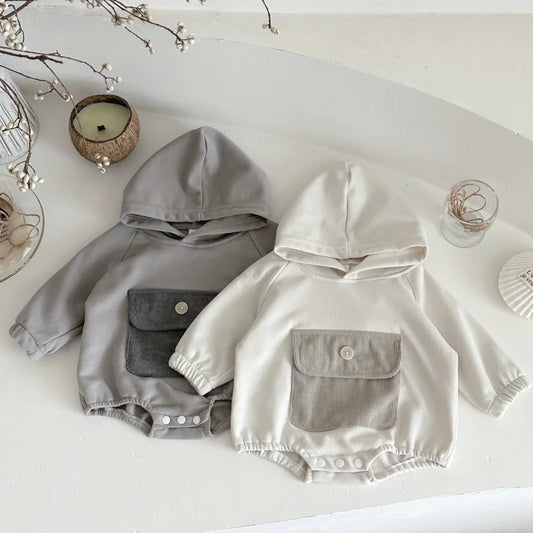 Solo Pocket Hooded Bodysuit