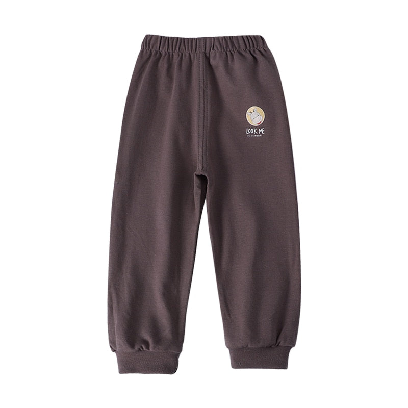 Casual Cotton Soft Color Loose Bloomer Comfortable Length Trousers
