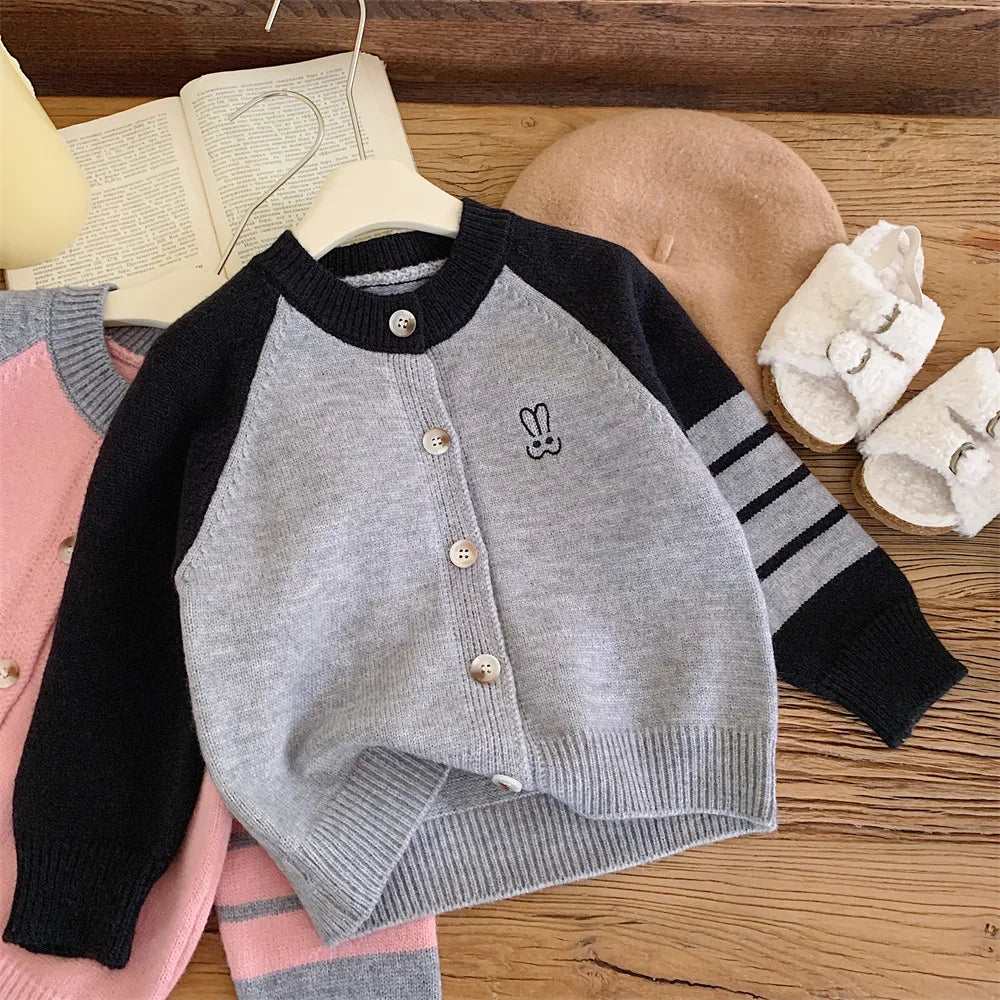 Ottis Patched Knitwear Striped Sweater