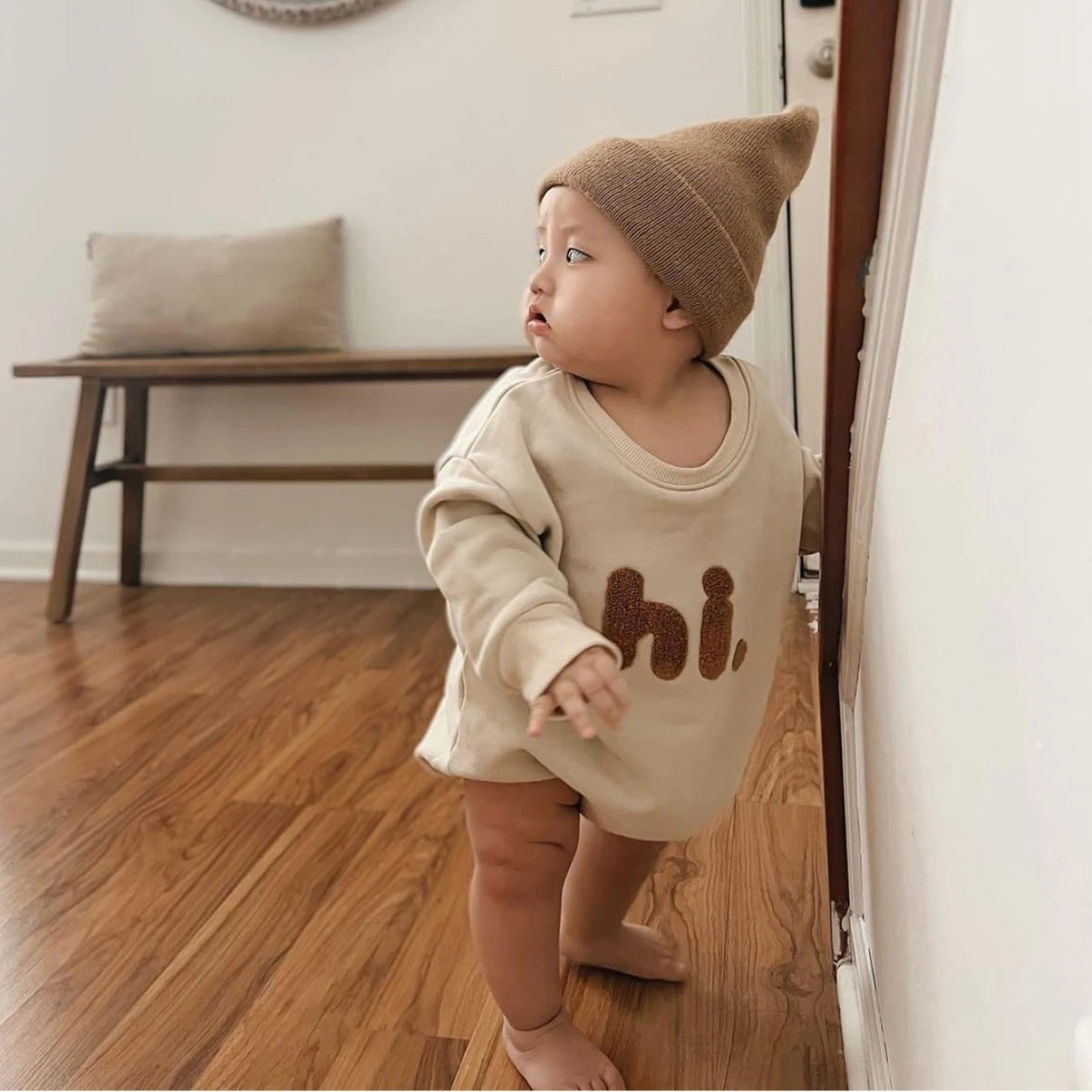 Samil Baby Rompers Infant Long Sleeve Embroider