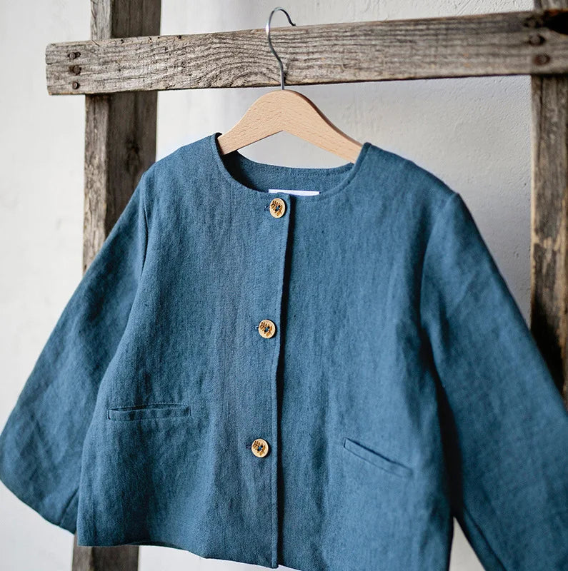 John Solid Color Single-Breasted Sweater