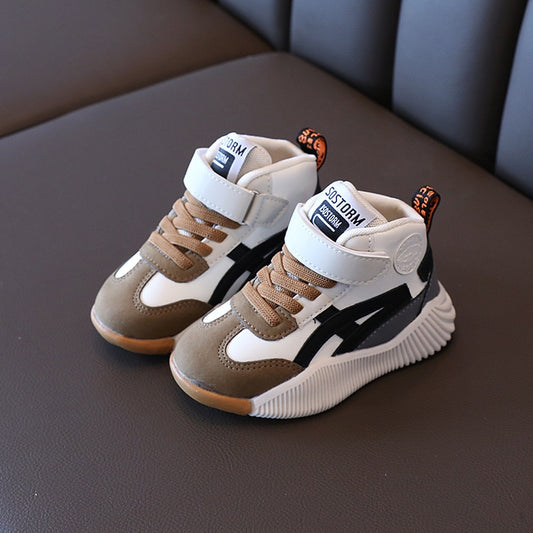 Autumn Middle Small White Shoes Boys Basketball - GuGuTon baby store - Baby Fashion - Toddlers Outfits - Babies Outfits - Toddler Clothes - Kids Clothing - Newborn Clothes - Newborn Wear - Kids Wear - Trending Clothes - Trending Outfits - Fall Fashion - Winter Fashion - Girls Clothes - Boys Clothes - Babies Wear - Kids Accessories - KidsWear - Summer Clothes - Summer Fashion - Summer Trend - Falls Sweaters - Tops - Bottom - Jeans - Blouse - Dresses - Newborn Dresses - Toys