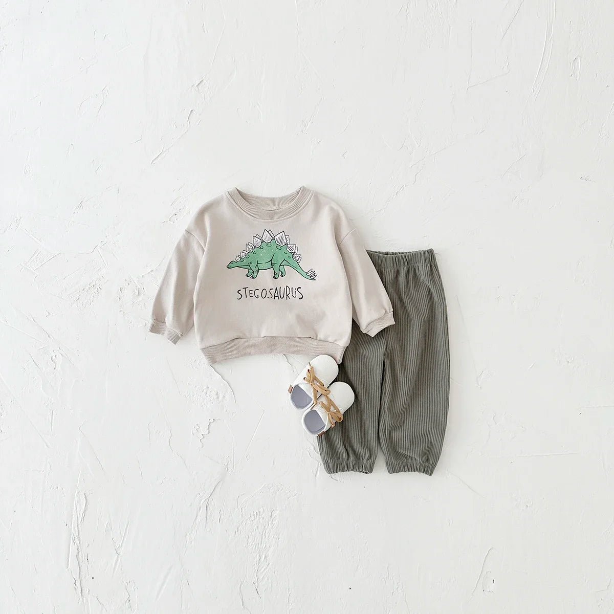 Louis 2Pcs Newborn Set Dinosaur Sweater