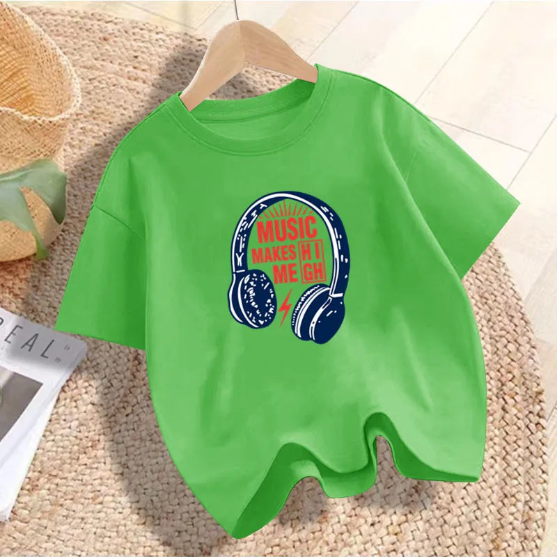 Jhon cute Dino Cartoon Print Children's Tshirt