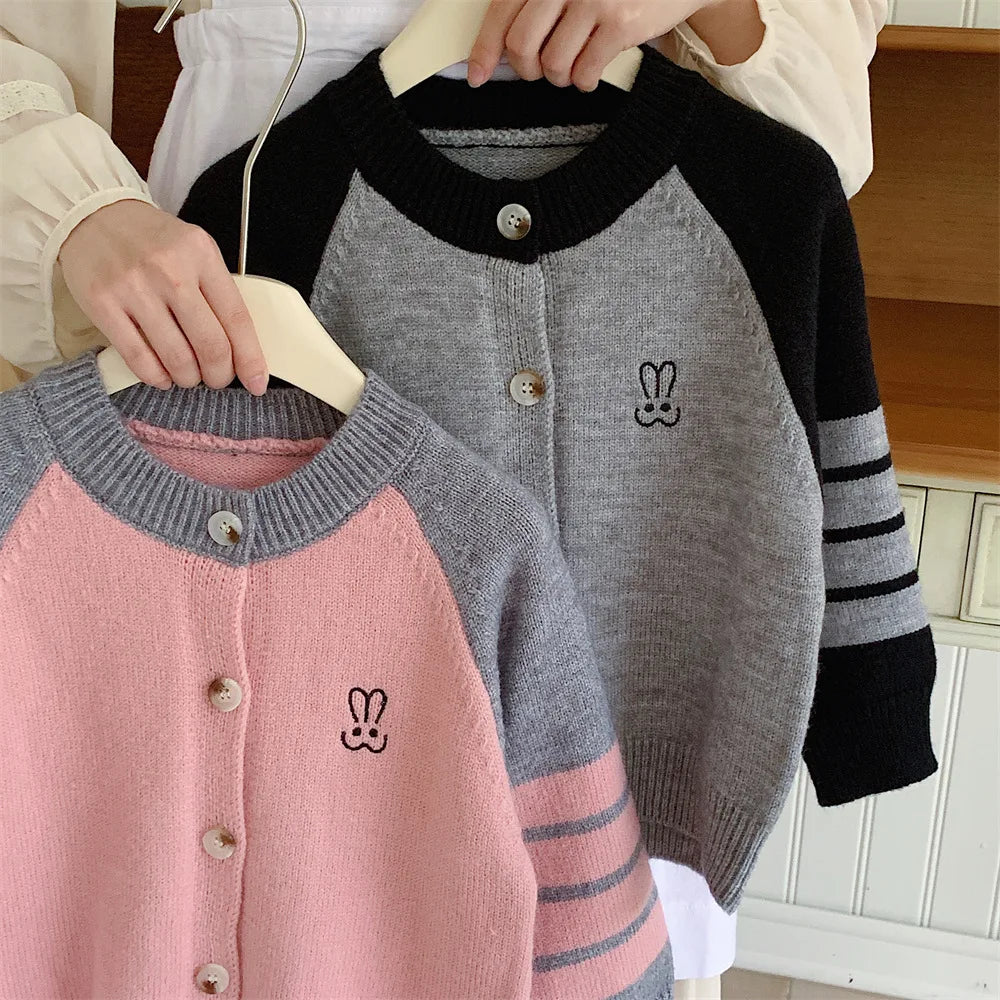 Ottis Patched Knitwear Striped Sweater