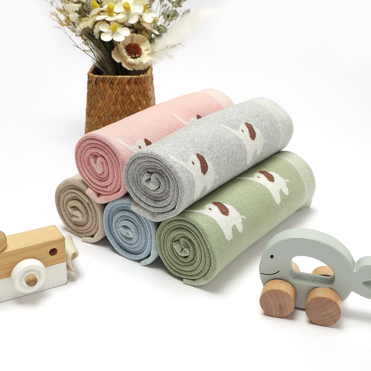 Samuel Infant Baby Bed Blanket Stroller Summer Wrap Towel