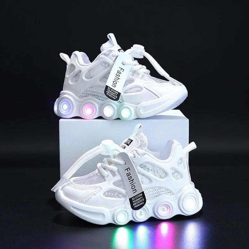 Kids Shoes Boys Sneakers Leather Waterproof