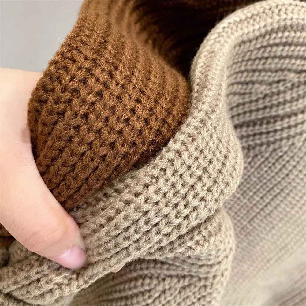 Paxton Autumn Cotton Solid Children Sweater