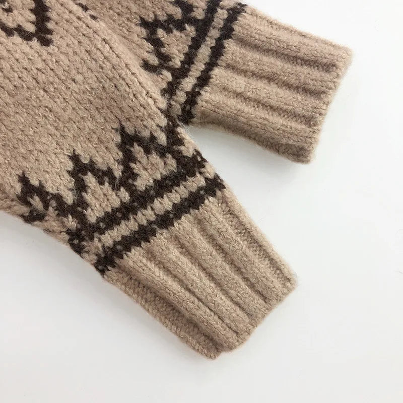 Elvis Thicken Stripe Knitted Sweater