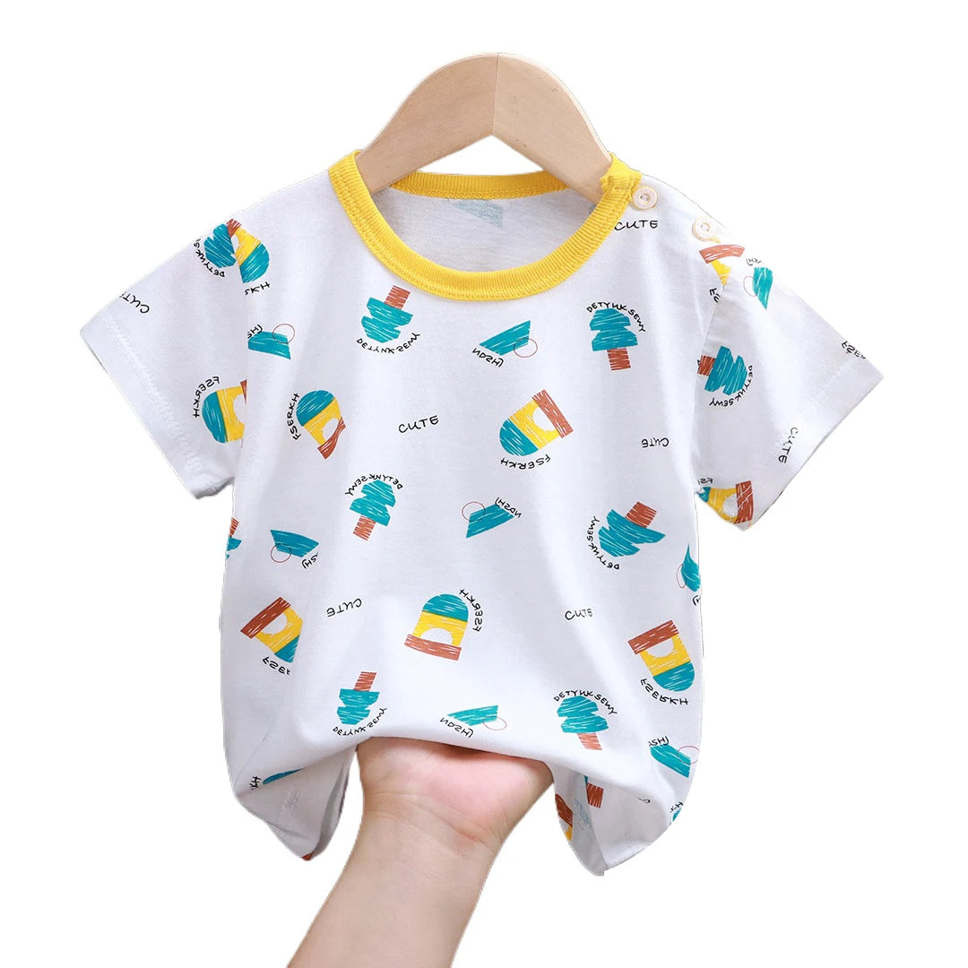 Hardin Half-Sleeved Bottoming Casual Tees