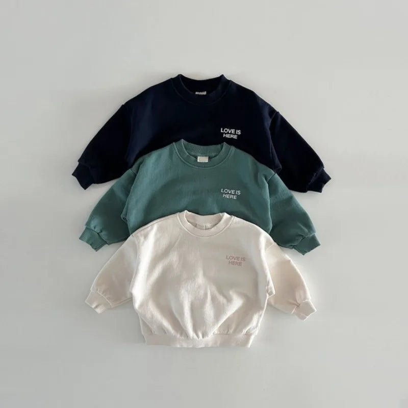 Olivia New Korean Children Cotton Tops Clothing Spring Autumn