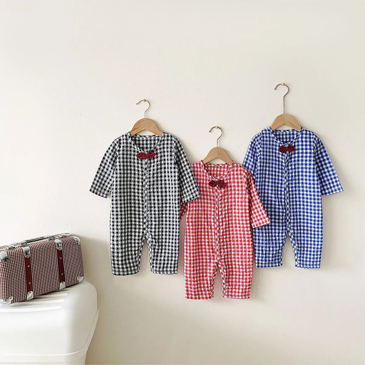 Carlos Toddler Boys Long Sleeve Rompers Cotton Casual