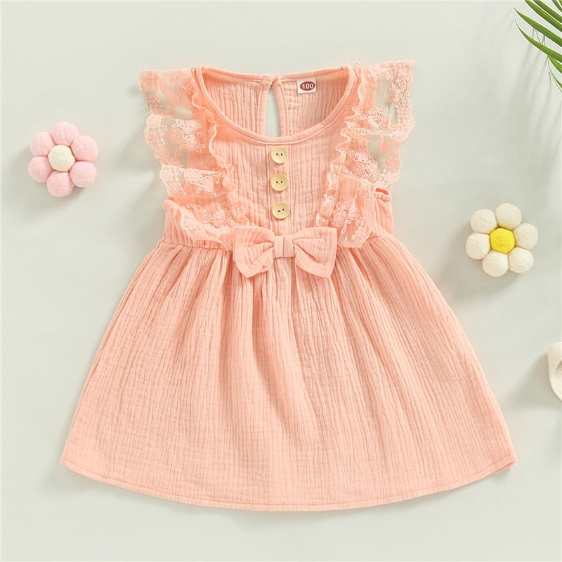 Yeimy Girls Princess Dress Summer Sleeveless Party Dresses - GuGuTon