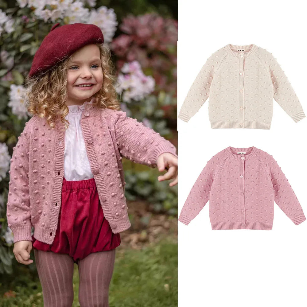 Giulia Fashion Baby Girls Knitted Cotton Toddler Girls Spring