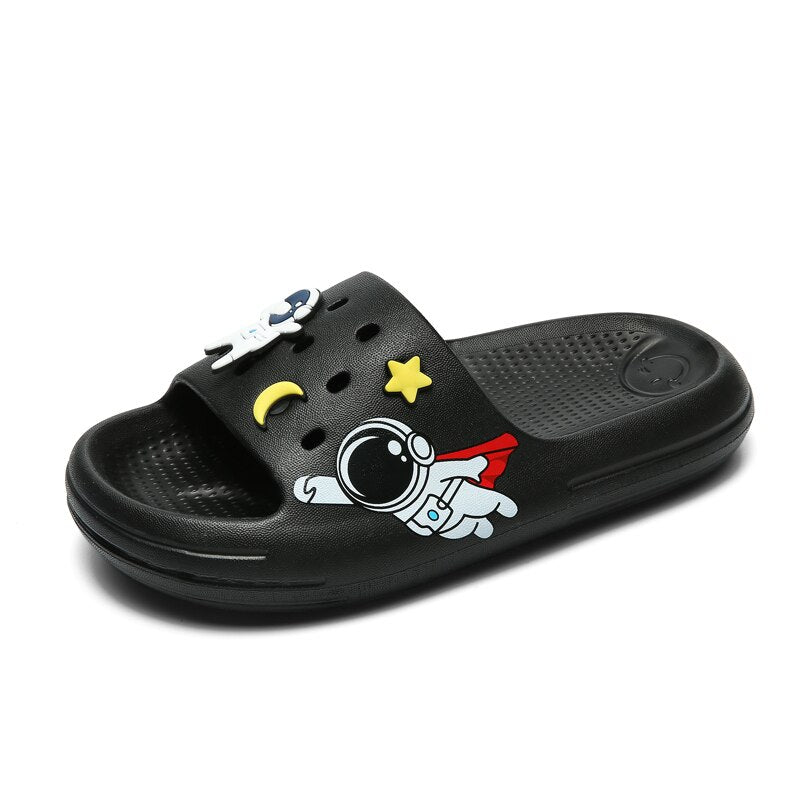 Cartoon Cute Slippers for Boys Kid Beach Shoes Sandals