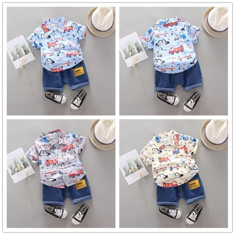 pedro Children Fashion Clothing Baby Cartoon Two Piece Set - GuGuTon baby store - Baby Fashion - Toddlers Outfits - Babies Outfits - Toddler Clothes - Kids Clothing - Newborn Clothes - Newborn Wear - Kids Wear - Trending Clothes - Trending Outfits - Fall Fashion - Winter Fashion - Girls Clothes - Boys Clothes - Babies Wear - Kids Accessories - KidsWear - Summer Clothes - Summer Fashion - Summer Trend - Falls Sweaters - Tops - Bottom - Jeans - Blouse - Dresses - Newborn Dresses - Toys
