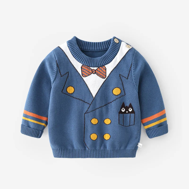 Melendi Toddler Boys Pullover Sweater