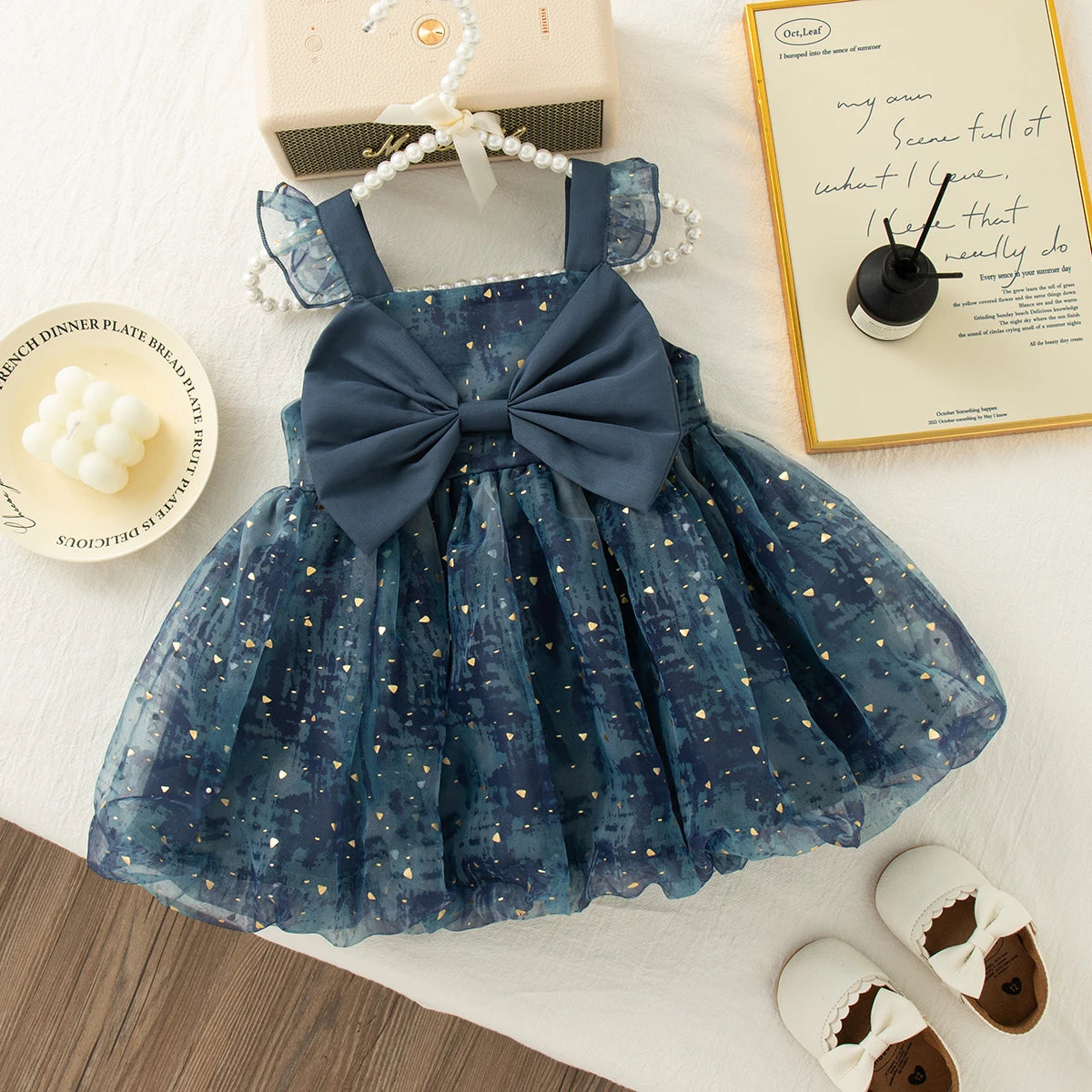 9 Months -4 Years Old Princess Style Baby Girl Dress
