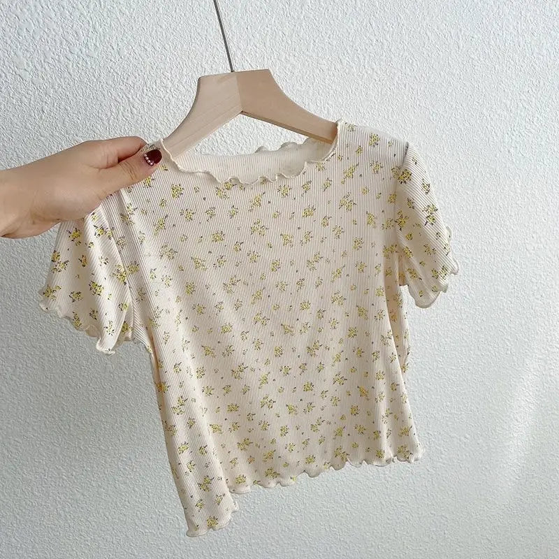 Anastasia Versatile Ruffled Edge Short Sleeve Tops