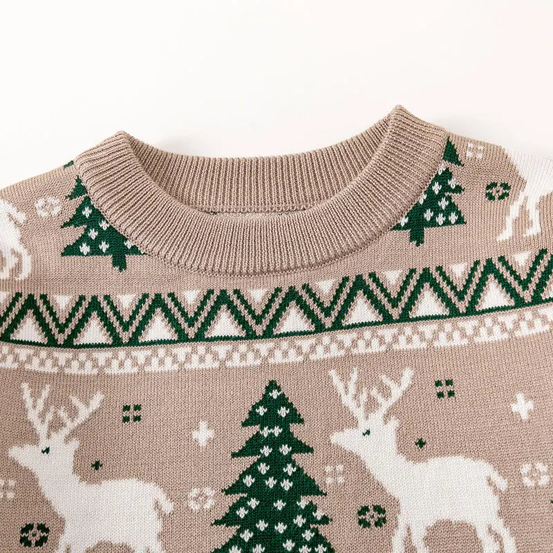 Juan Winter Elk Pullover For Kids Children Sweater