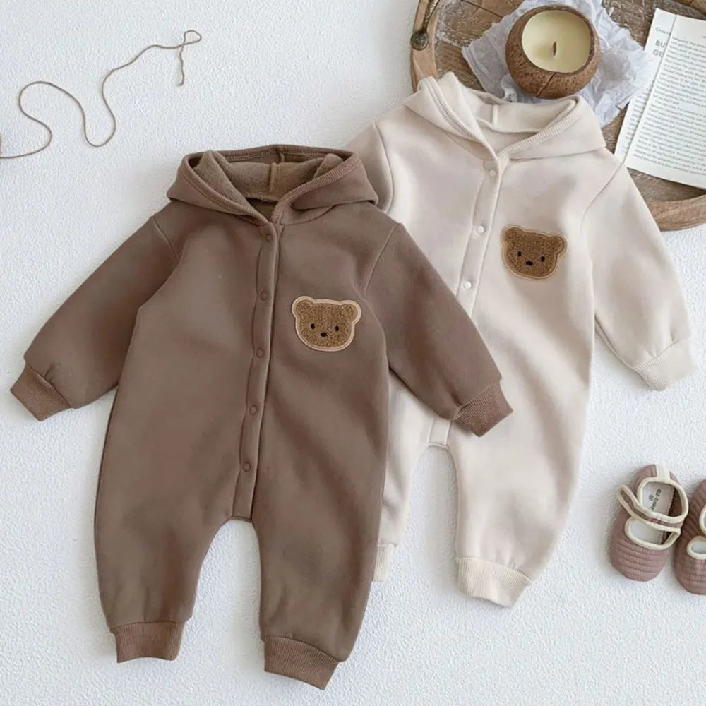 Kevin Baby Clothes Boys Romper Bodysuit printed bear