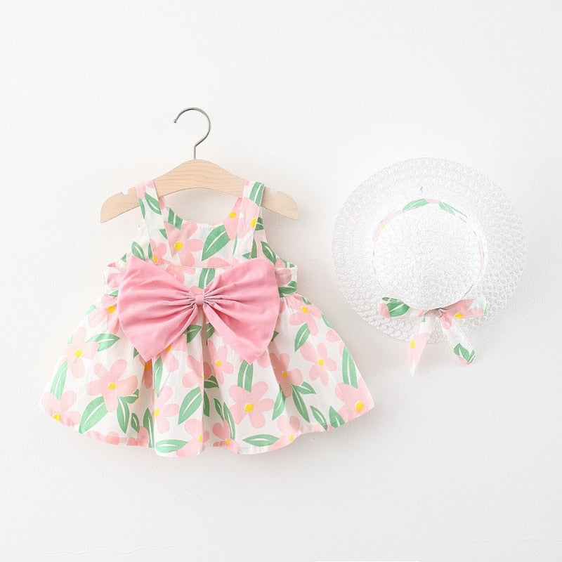 Jade Girls Embroidery Dresses Summer Princess Sleeve - GuGuTon