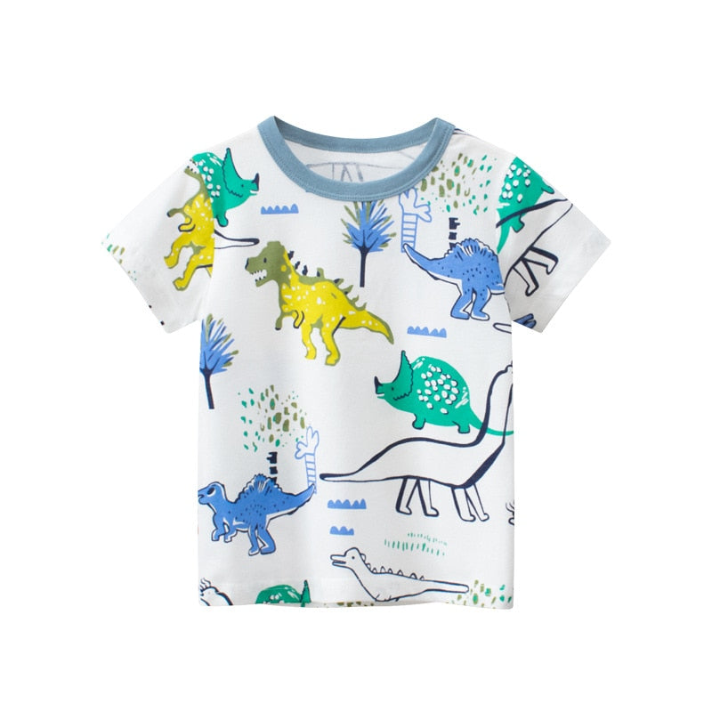 Jaimico for Kids Shirts Baby Sleeve Full Print Toddler Cotton - GuGuTon