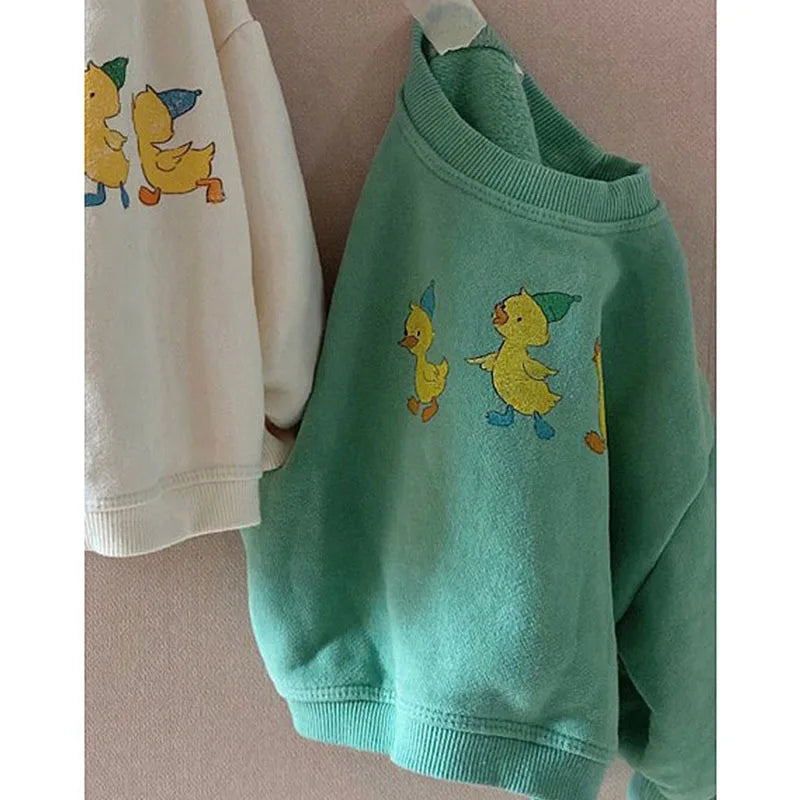 Santiago Infant Boys Cartoon Ducks Sweater