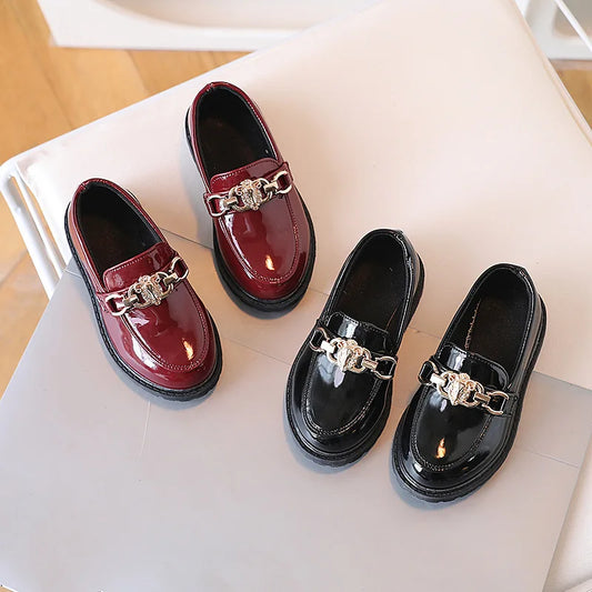 Children's Shoes Girls Autumn Princess Fashion Leather Shoes British Style