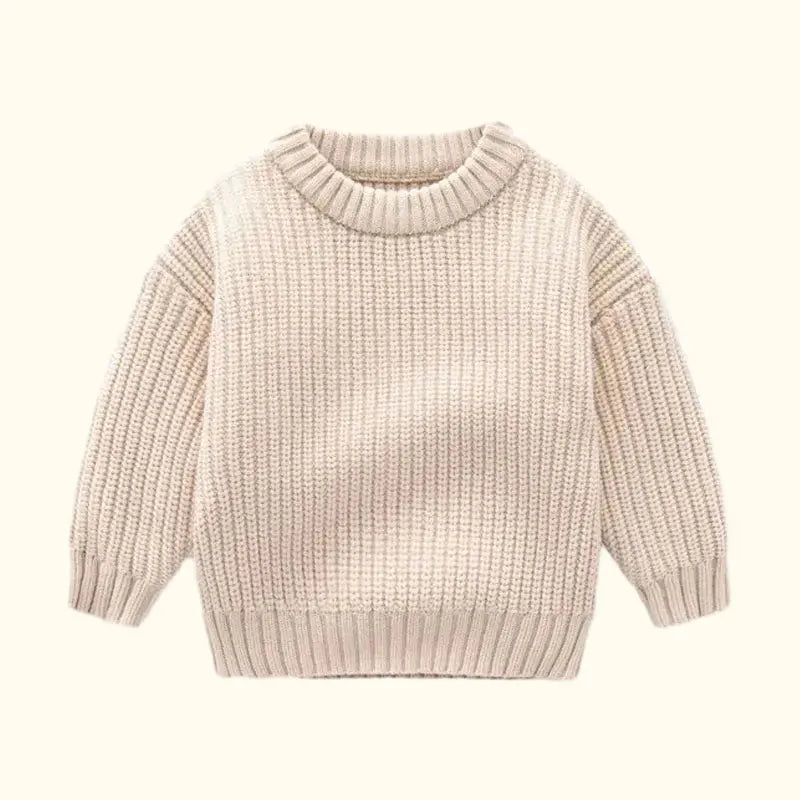 Ricky New Solid Color Knitted Sweater