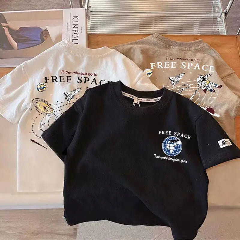 Eladio Fashion Baby Boys Short Sleeve Tees