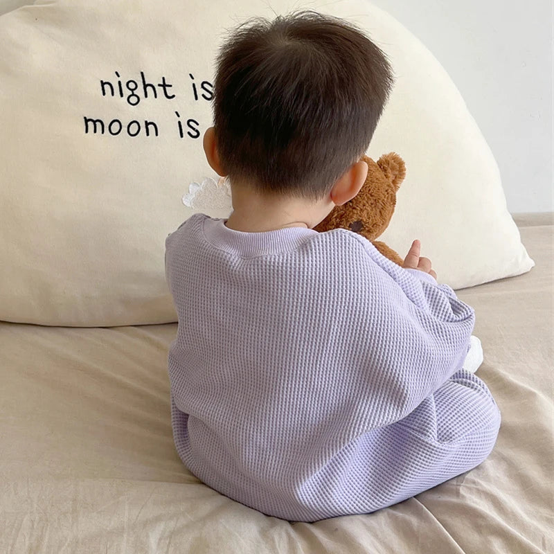 Harry Baby Waffle Jumpsuit Cotton Casual Clothes Boys