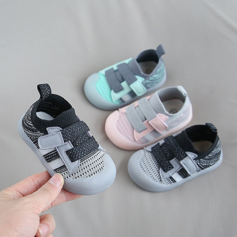 Shoes Mesh Breathable Boys Girls Walking Soft Soles - GuGuTon