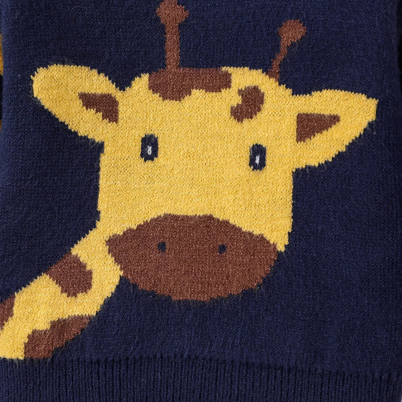 Freddy Giraffe Embroidery Long-sleeve Sweater