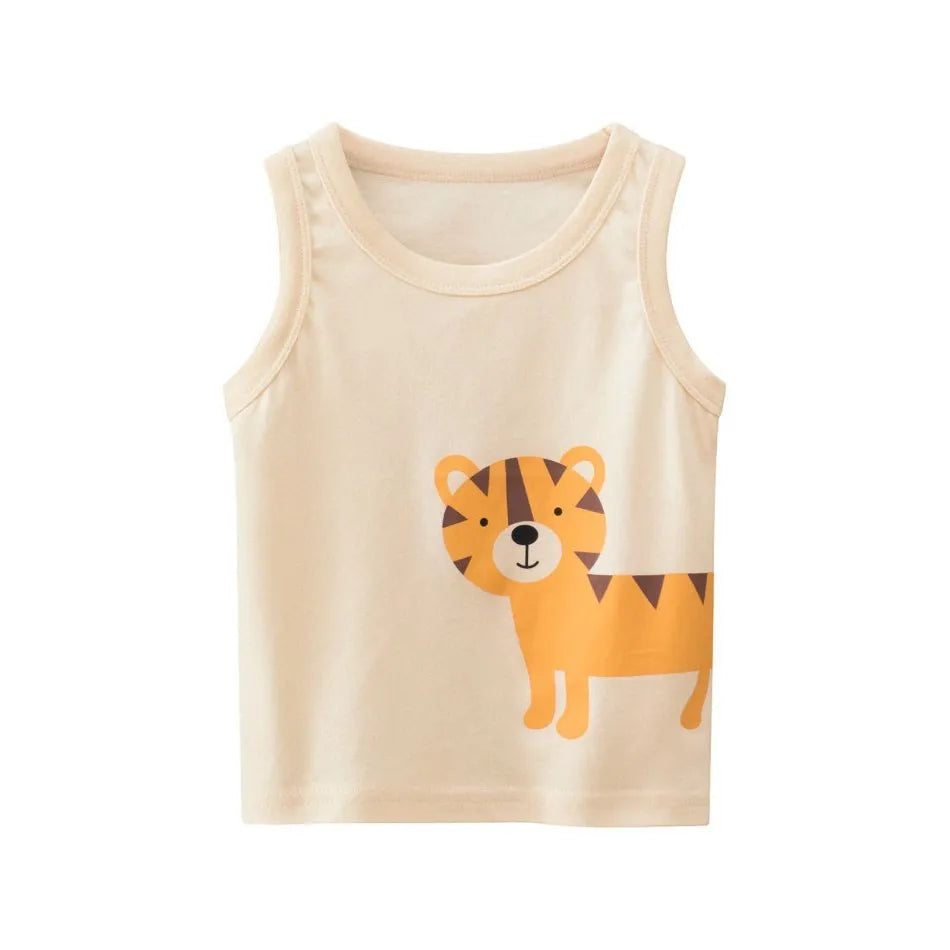 Ismael Crocodile Shark Sleeveless Tees
