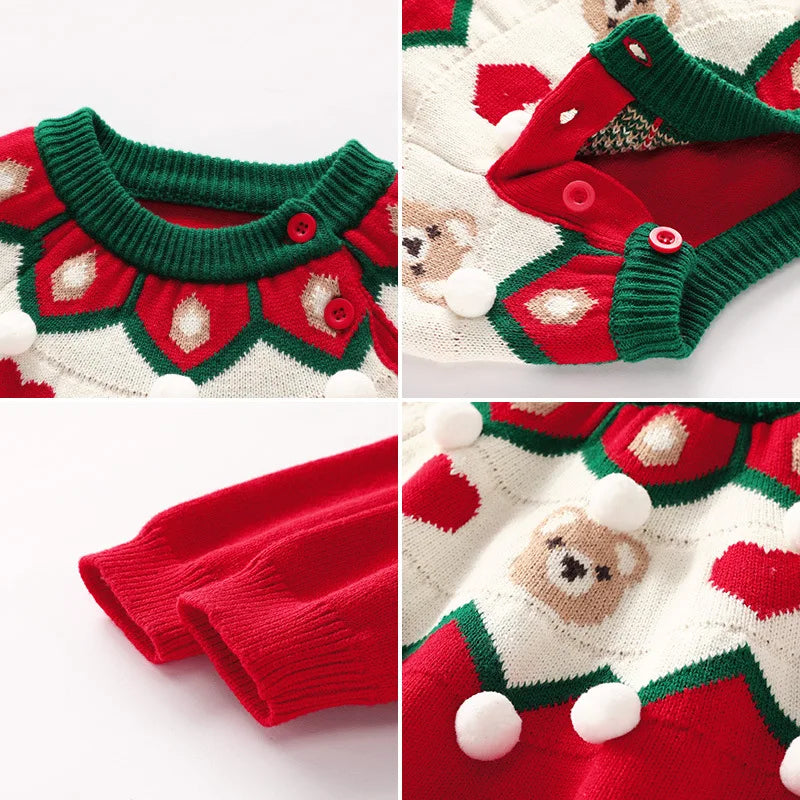 Liam Winter Pullovers Cartoon Bear Sweater