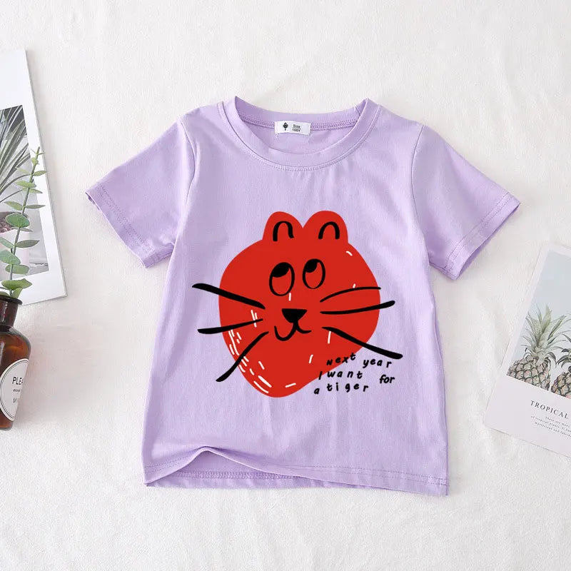 Lucas Short-sleeve Cartoon Tees