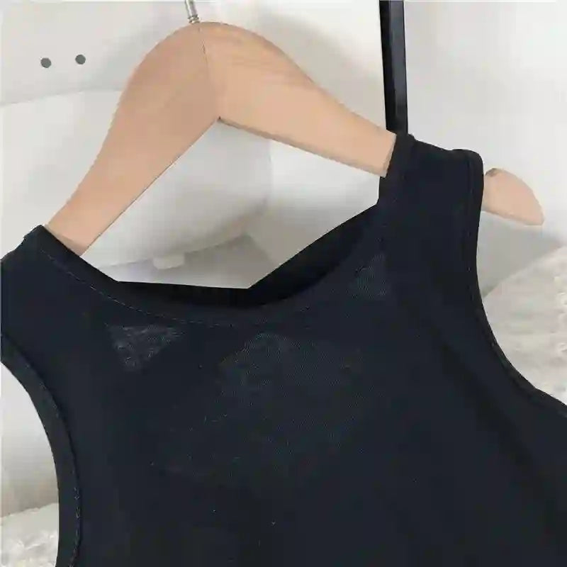 Tatum Summer Girls Elegant Goth Dresss Black Sleeveless Tutu Dress