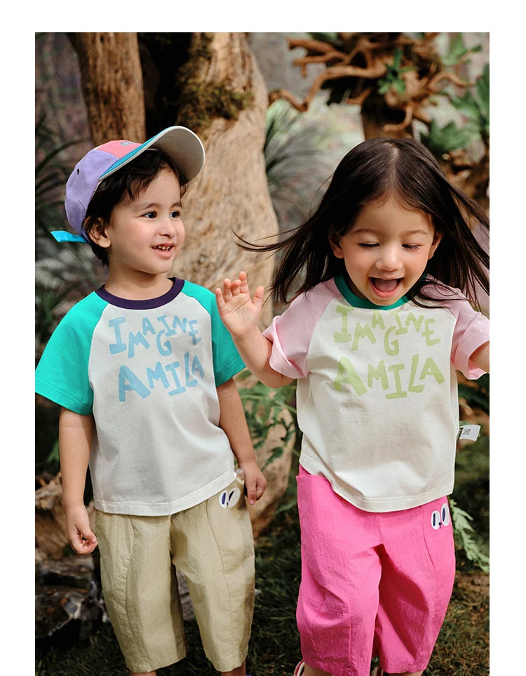 Renato Patchwork Color Contrast Tees