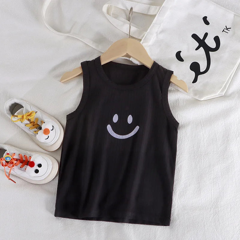 Ernesto Solid Sleeveless Summer Tank Tees