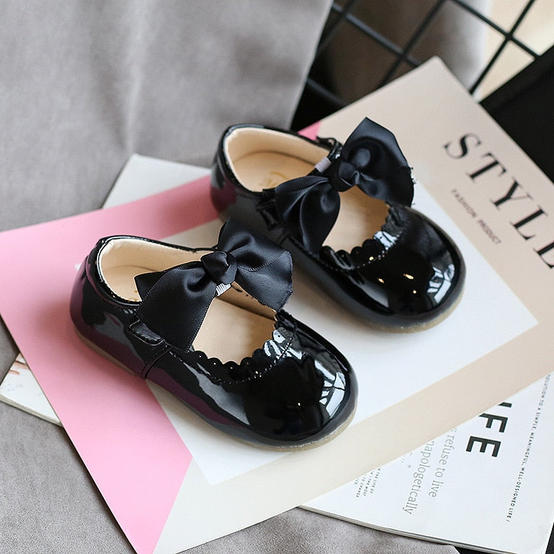 Toddlers Girls Shoes Children Flats Patent Leather
