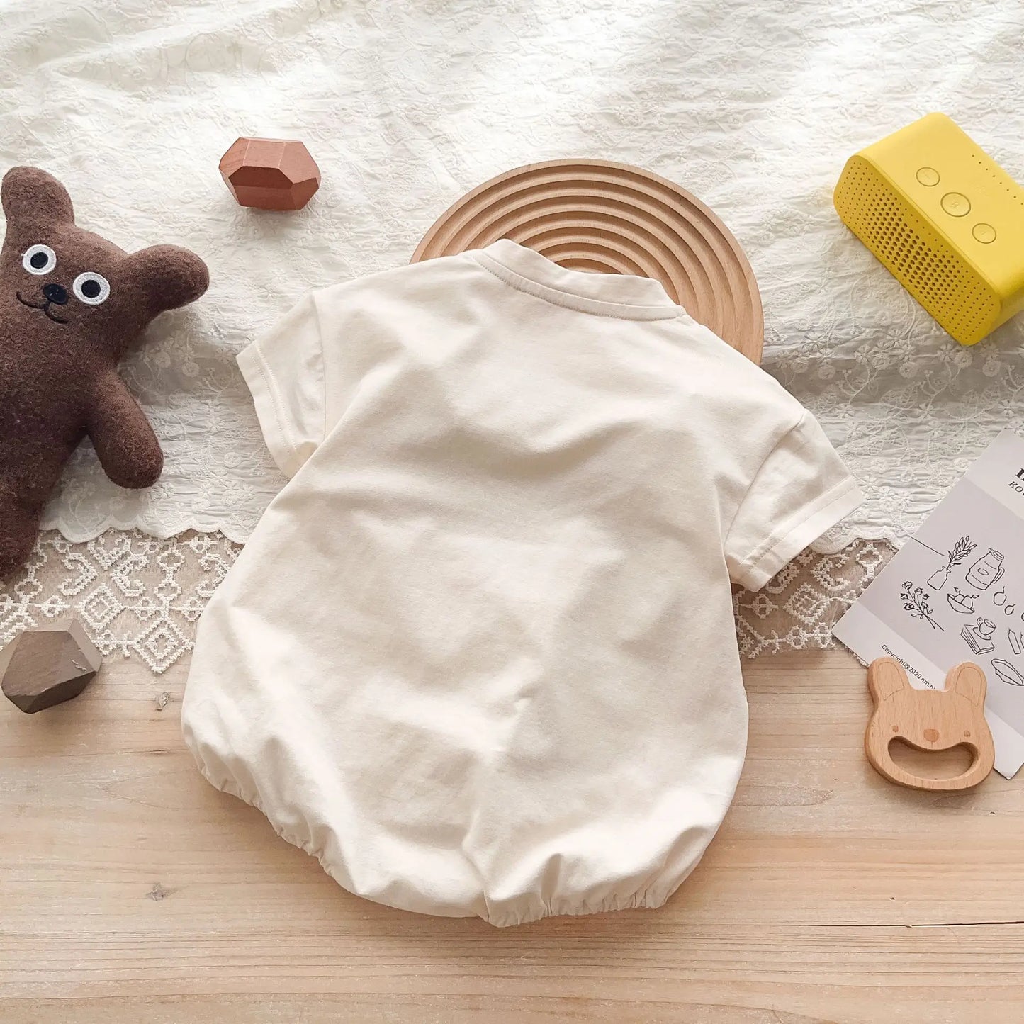 Beatris Baby Summer Romper Girls Sleeve ears cartoon