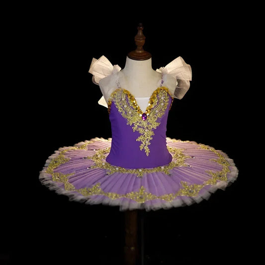 Girl Dance Costume Elegant Summer Ballet Dress Girls Show Girls Dresses Clothing Robe Fille Baby Outfit