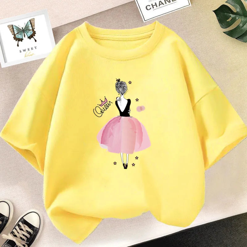 Nour Sleeved Summer Kids Cotton Loose Guguton