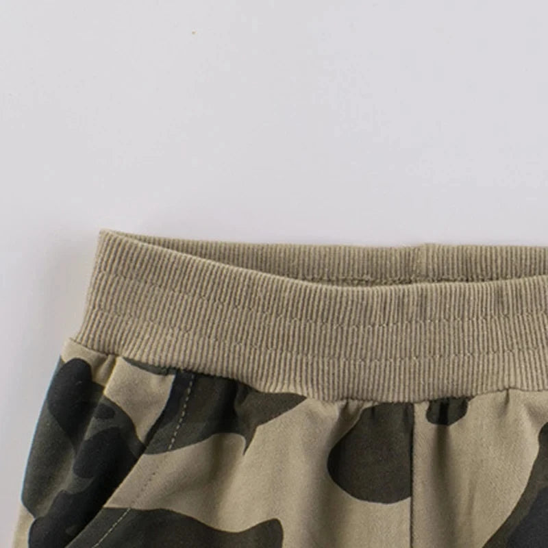 Marlon Summer Camouflage Boys Elastic Waist Casual