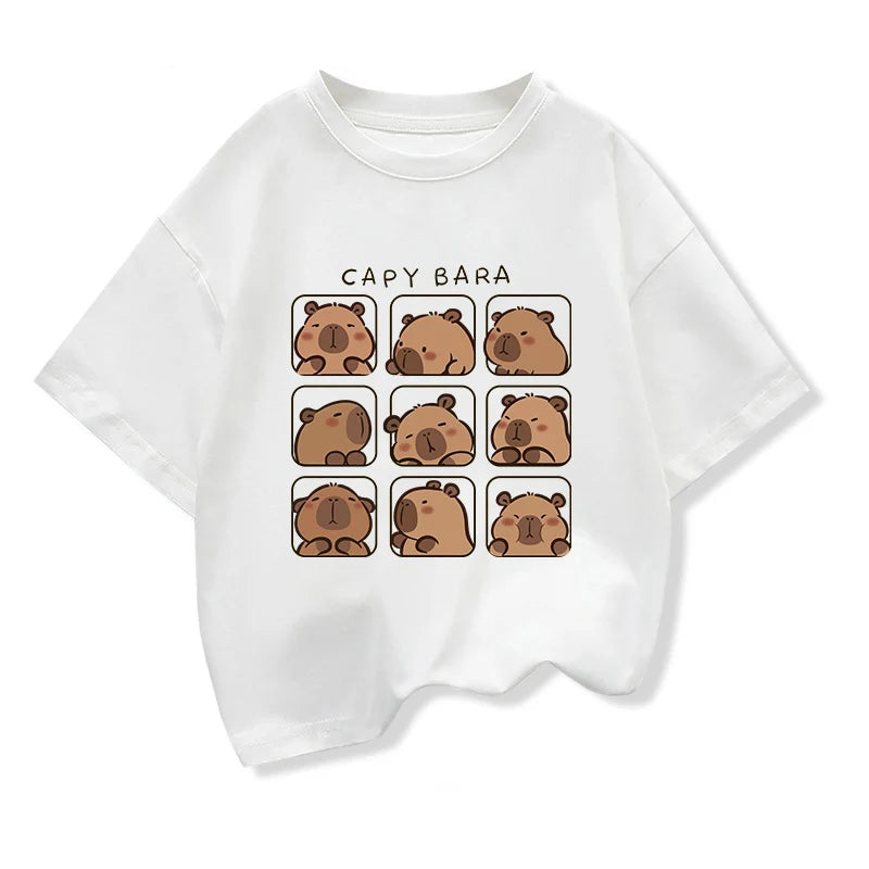 Marcelo Capybara Kids Clothing Tees